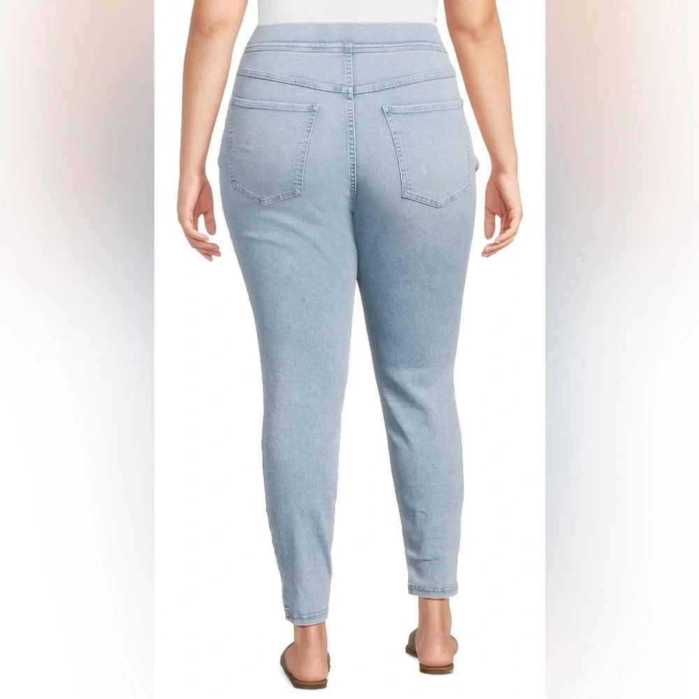 🩵 Terra & Sky 3X Light Blue Jeggings - Picture 3 of 10